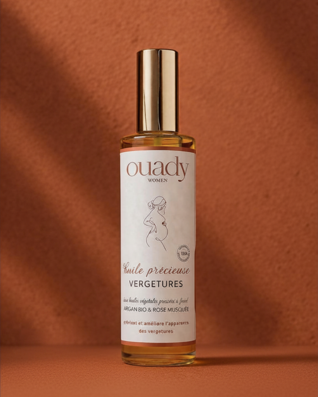 Huile précieuse vergetures | Argan BIO & Rose musquée 100 ml