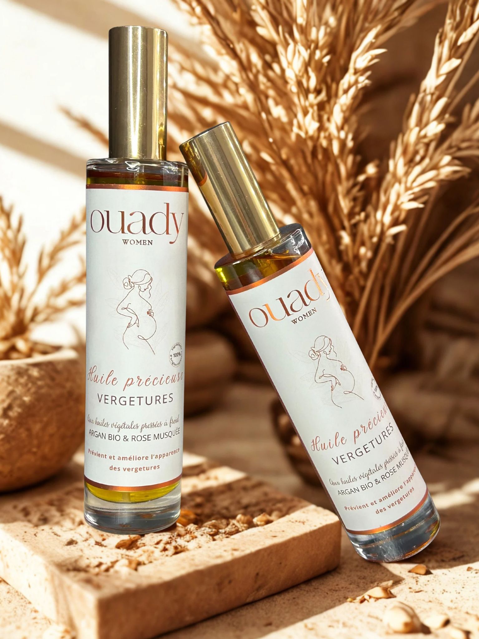 Huile précieuse vergetures